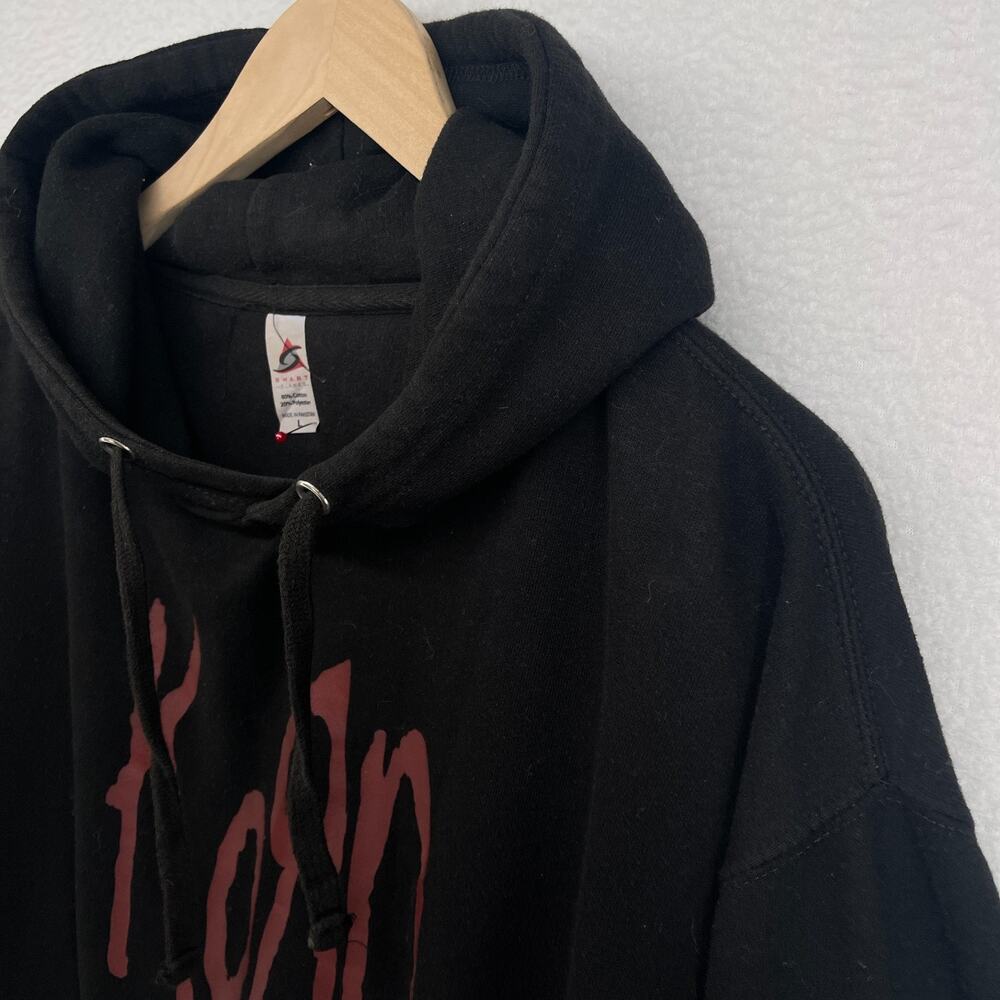 KORN Hoodie Adult L Serenity of Suffering Rock Band Pullover Sweatshirt Black - Picture 2 of 12